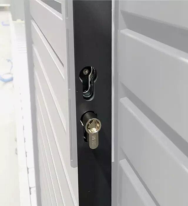 Doppelschloss mit Dreikantzylinder (8 mm)