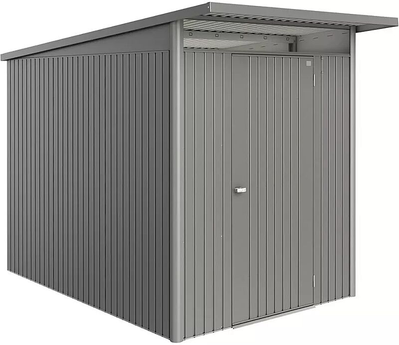 Gerätehaus AVANTGARDE®ECO, Größe A3, quarzgrau-metallic, mit Einflügeltür