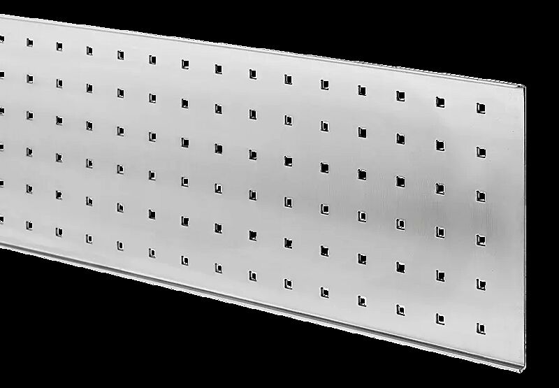 Dekoreinsatz aus Edelstahl für WPC-Wandelement