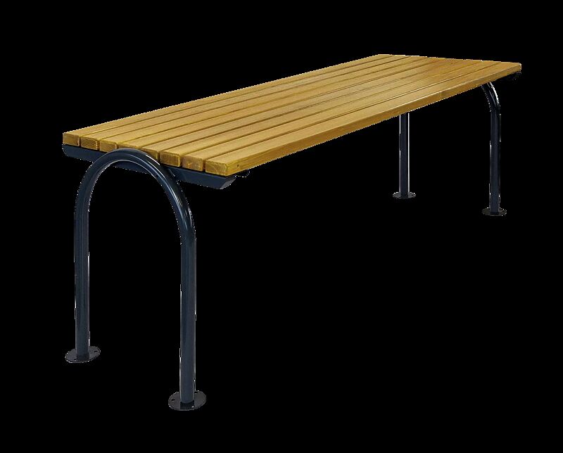 Tisch SAN REMO NEW, mit Eschenholzbelattung, Stahlteile in RAL 9011 graphitschwarz