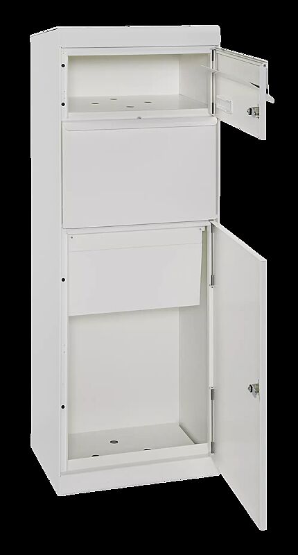 Brief- und Paketkasten VATAN in reinweiß semimatt