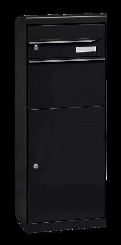 Brief- und Paketkasten VATAN in schwarzgrau semimatt