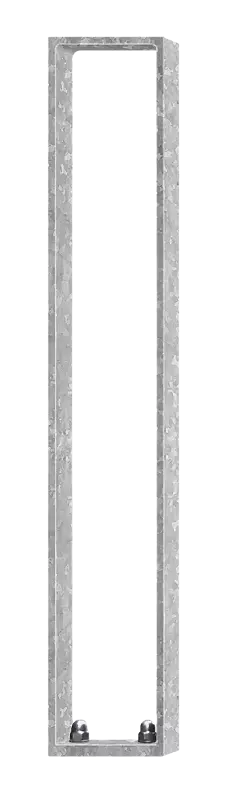 Anlehnbügel LOWELL, zum Aufdübeln, feuerverzinkt