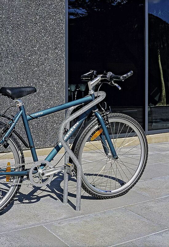 Anlehnbügel LARGO SINGLE, feuerverzinkt