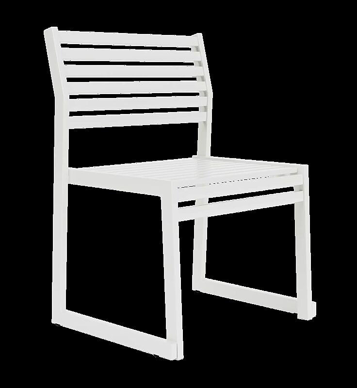 Sitz CORTINA mit Rückenlehne, zum freien Aufstellen, in RAL 9003 signalweiß