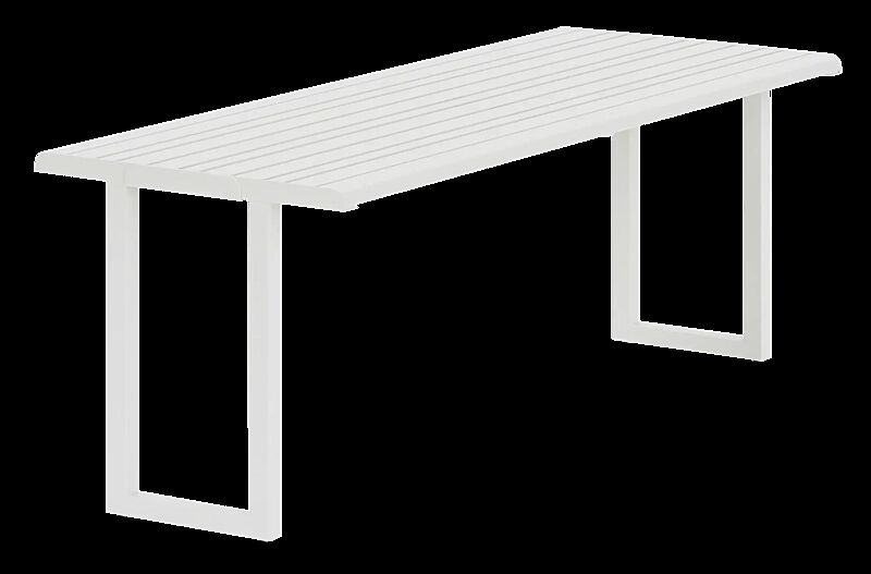 Tisch MANTUA in RAL 9003 signalweiß