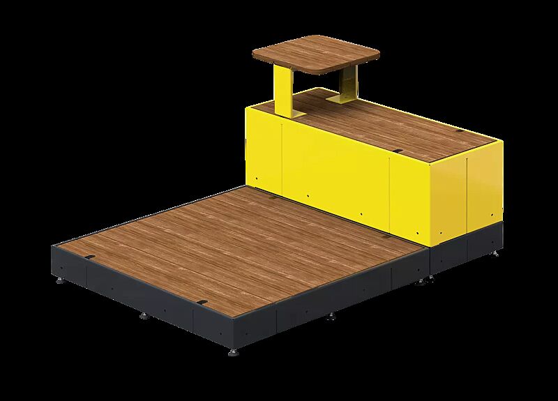 Parklet NURMES mit Sitzgelegenheit, Modul 3