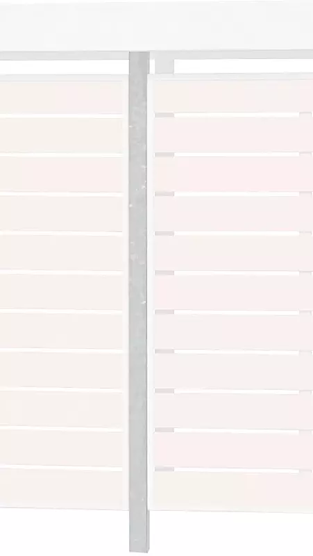 zusätzliche Stütze für geschlossene Frontwand, feuerverzinkt