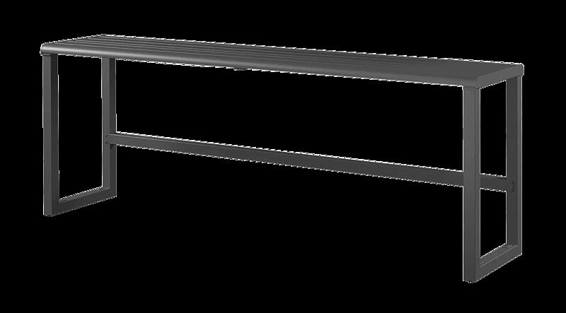 Hochbank MANTUA in eisenglimmergrau