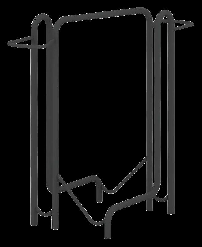 Fahrradparker TACOMA doppelseitig 90°, tief, zum Aufdübeln bei -200 mm, 2 Stellplätze, in RAL 7016 anthrazitgrau