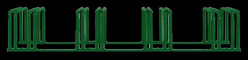 Fahrradständer ANZIO, 4 Stellplätze, in RAL 6029 minzgrün