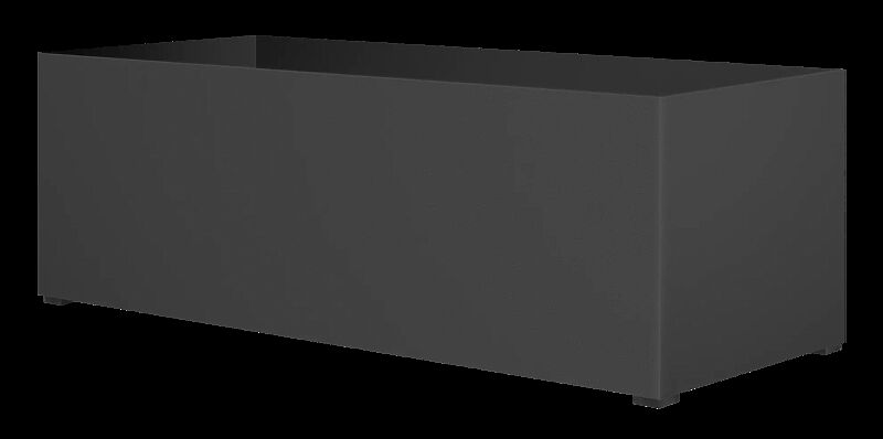 Pflanzbehälter LINN, rechteckig, in RAL 7016 anthrazitgrau