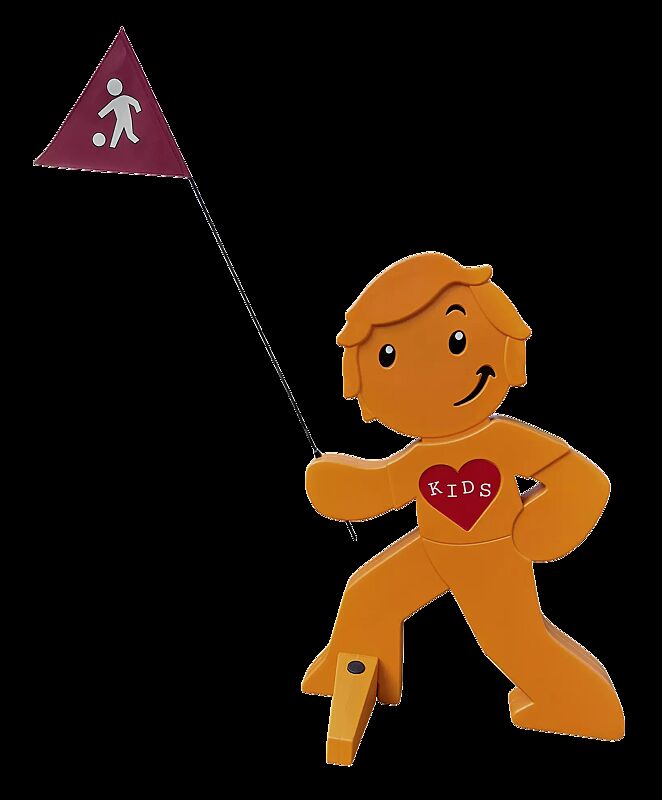 Warnfigur MARLOW in orange