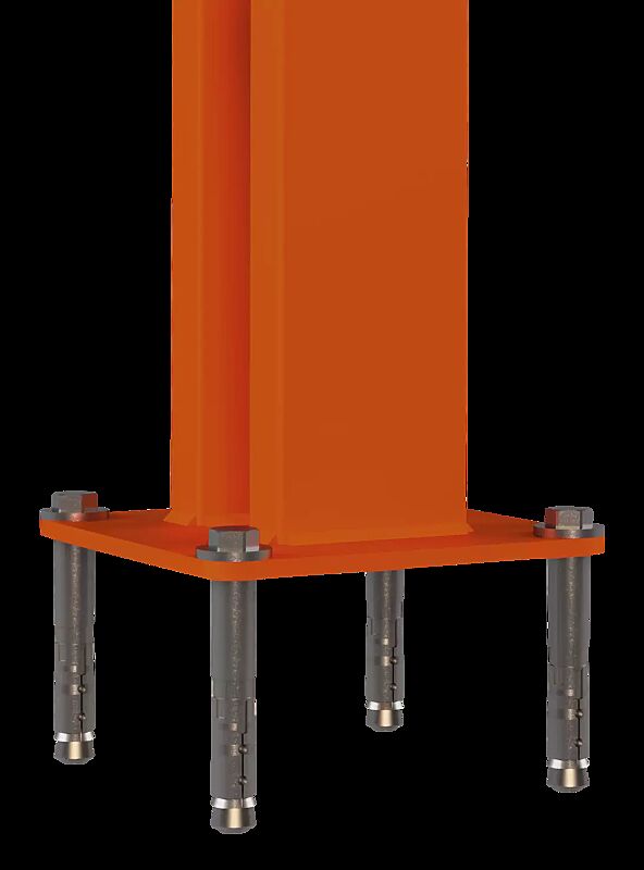 Schwerlastanker M 8 / 100 für Auflagestütze, (VE = 4 Stück)