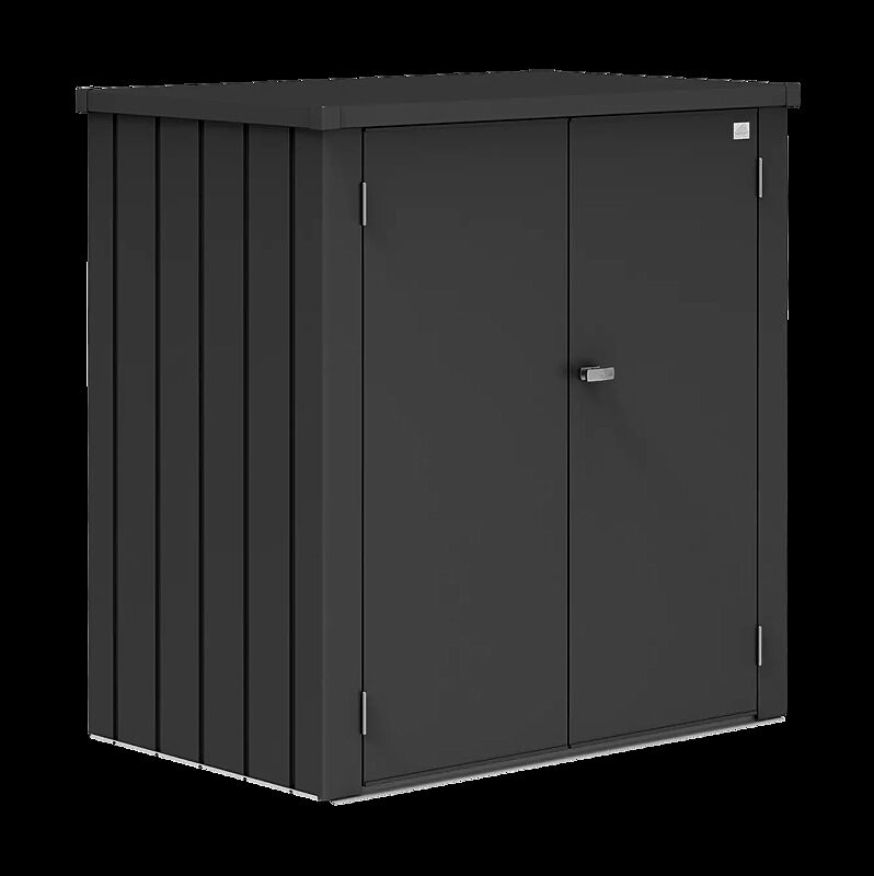 Geräteschrank ROMEO®, Modellgröße L, in dunkelgrau-metallic