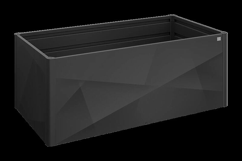 Hochbeet X-DESIGN, B x T 2000 x 1000 mm, in dunkelgrau-metallic