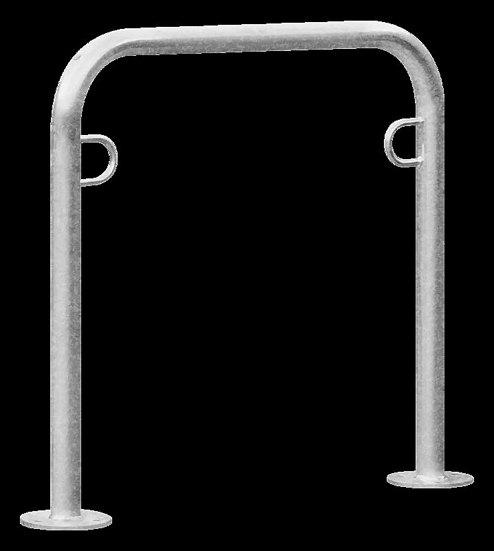 Anlehnbügel MIAMI NEW zum Aufdübeln, Breite 1000 mm