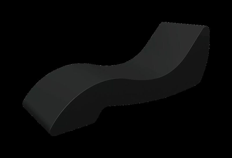 Liegebank LOUNGER RELAX in RAL 7021 schwarzgrau