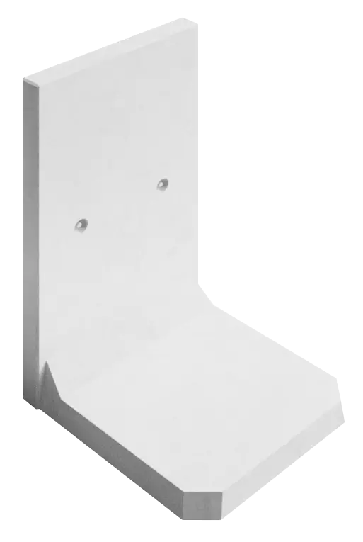 Stützwand MIURA STRAIGHT, gerade, B x T x H 1000 x 1100 x 1750 mm