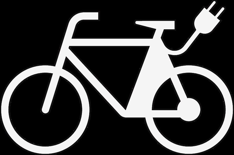 Thermoplastische Markierung E-BIKE MIT STECKER