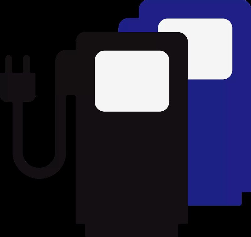 Thermoplastische Markierung LADESTATION FÜR FAHRZEUGE, Breite x Höhe 1000 x 1000 mm