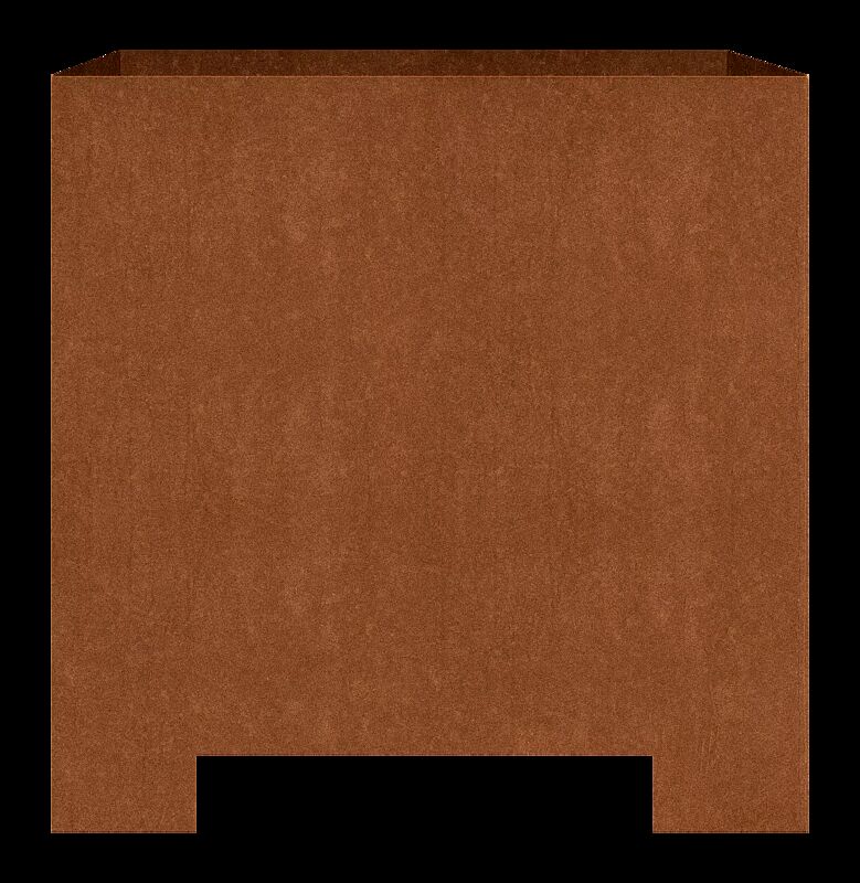 Pflanzbehälter ESKE, 900 Liter, aus Cortenstahl