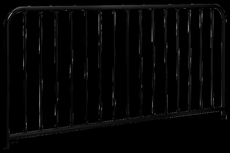 Gittergeländer DOMME in RAL 9005 tiefschwarz