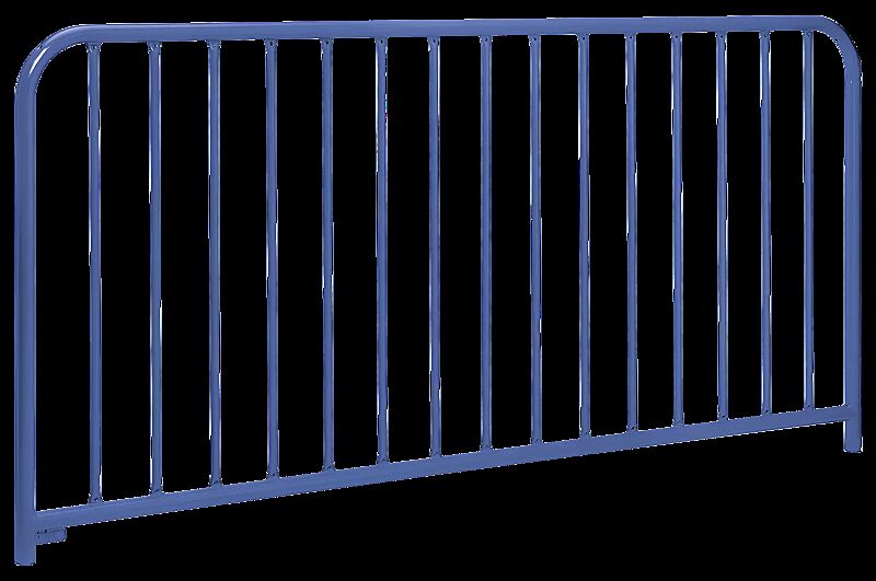 Gittergeländer DOMME in RAL 5010 enzianblau