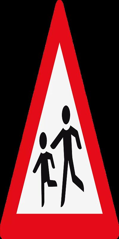 Thermoplastische Markierung ACHTUNG KINDER