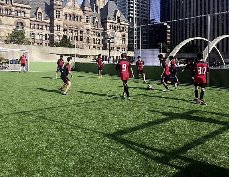 Soccer-Court ARANO, Spielfläche 10 x 7 m