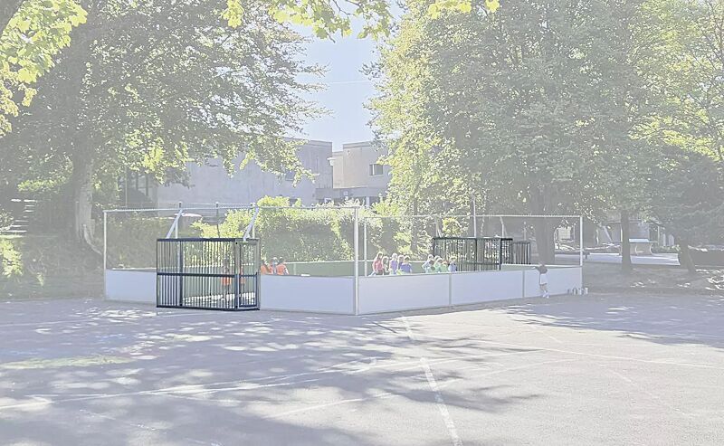 Bolztore für Soccer-Court ARANO, Set = 2 Stück