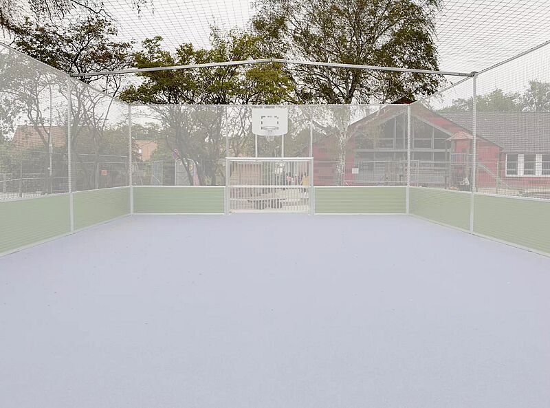 Deckennetzkonstruktion für Soccer-Court ARANO