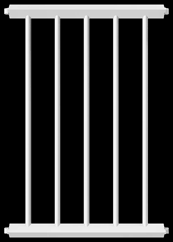 Gittergeländer MANOM, Breite 750 mm, in weiß