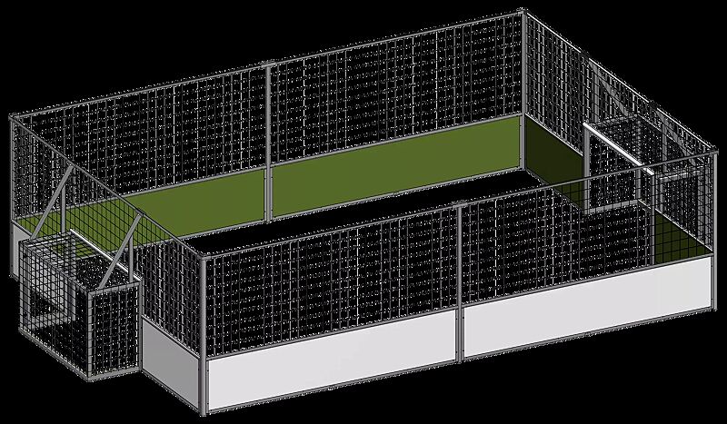 Soccer-Court ARANO, Spielfläche 10 x 7 m