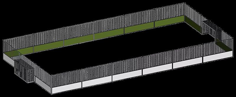 Soccer-Court ARANO, Spielfläche 30 x 15 m