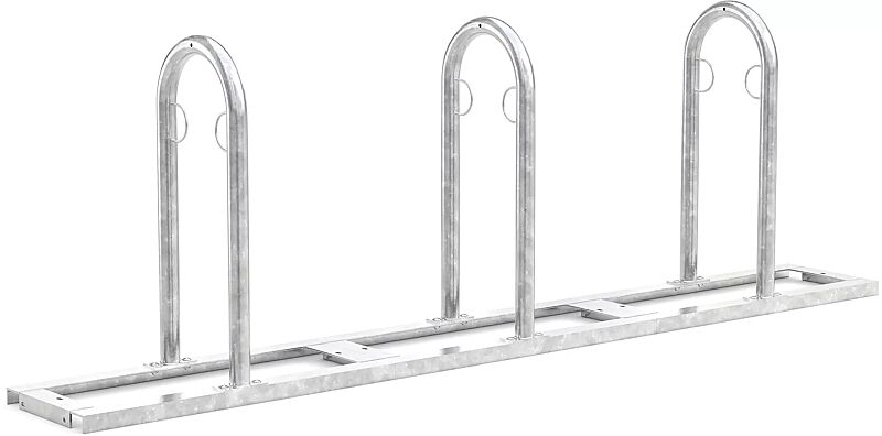 Reihenanlehnbügel ARVADA, 3 Anlehnbügel, feuerverzinkt