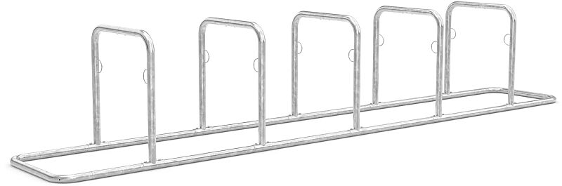 Reihenanlehnbügel BUFFALO, 5 Anlehnbügel, feuerverzinkt