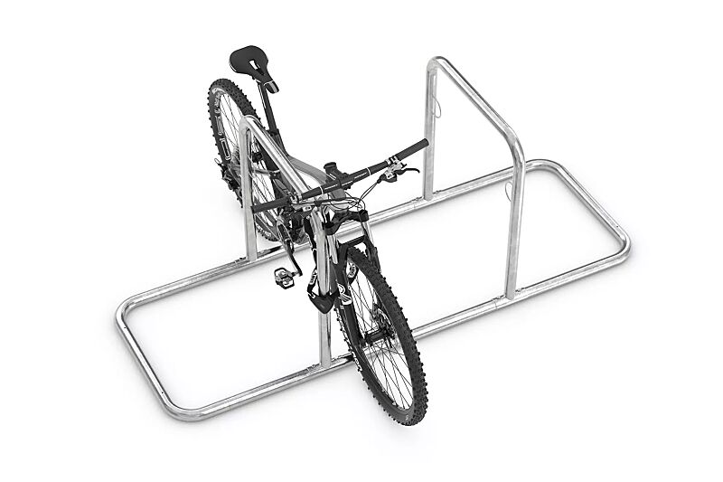 Reihenanlehnbügel BUFFALO, 2 Anlehnbügel, feuerverzinkt