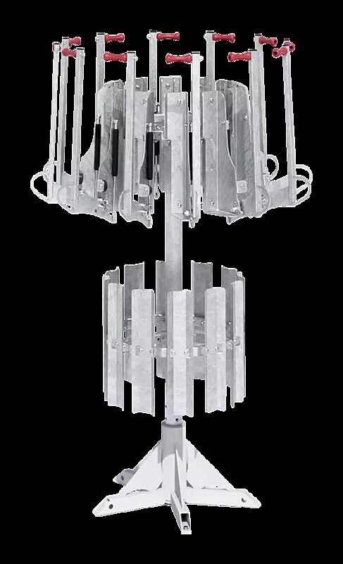 Fahrradpark-Karussell YORO, tief / tief