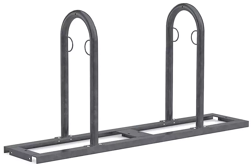Reihenanlehnbügel ARVADA, 2 Anlehnbügel, in RAL 7016 anthrazitgrau