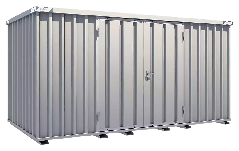 Materialcontainer BOSVILLE, Modell 4, Doppelflügeltür an Längsseite