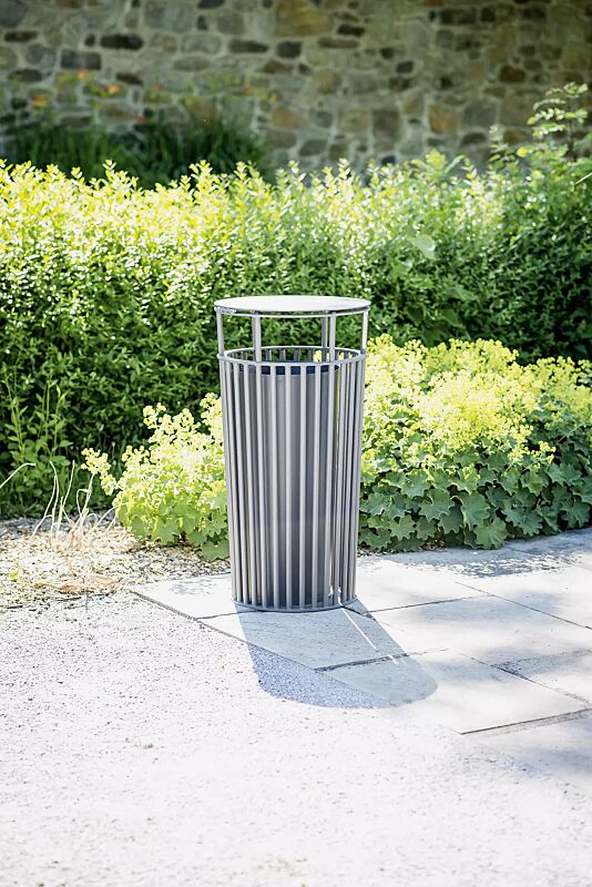 Abfallbehälter ANZIO in eisenglimmergrau