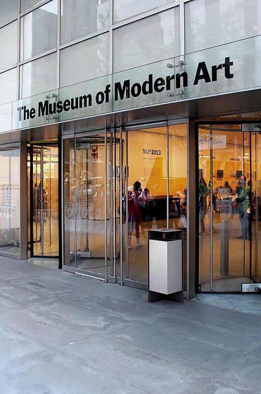 abfallbehaelter-division__shoKAT0058896 Abfallbehälter DIVISION mit Ascher, 60 Liter, Korpus Behälter in RAL 9006 weißaluminium