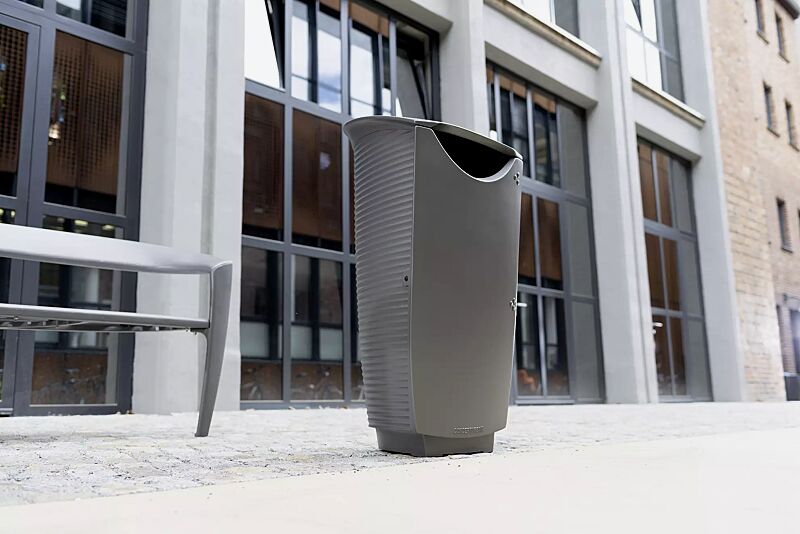 abfallbehaelter-nastra__shoKAT0055554 Abfallbehälter NASTRA, Aluminiumguss in DB 701 eisenglimmer