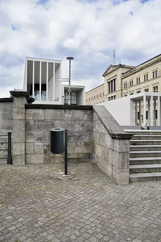 Abfallbehälter PITTSBURGH, ohne Ascher, in RAL 7016 anthrazitgrau