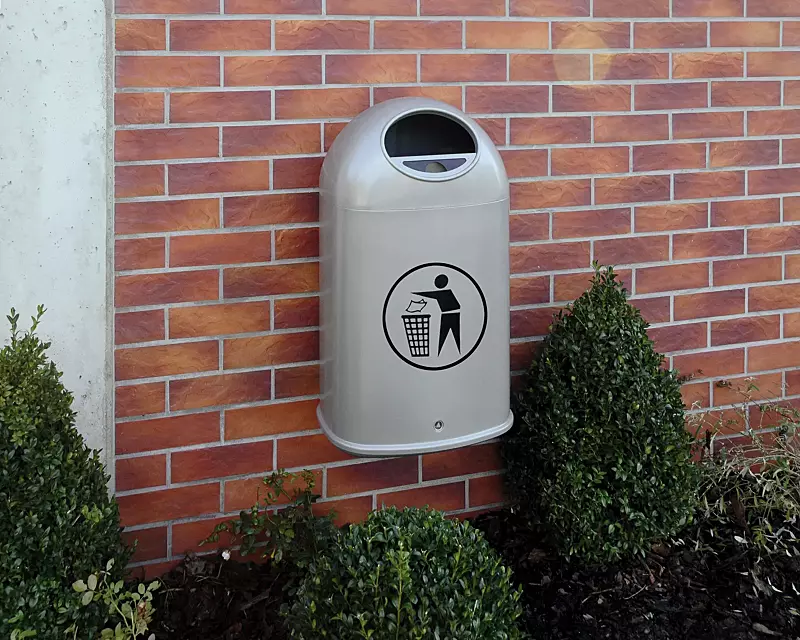 abfallbehaelter-stafford__shoKAT0003563 Abfallbehälter STAFFORD mit Ascher in DB 702 eisenglimmer