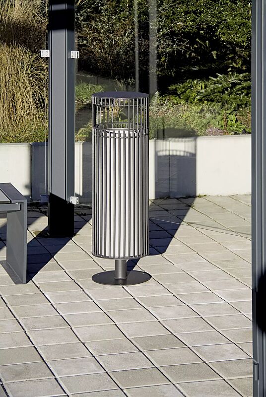 Abfallbehälter SYLVAN, in DB 703 eisenglimmer