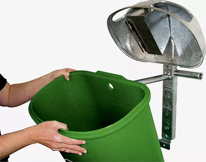 Detail: Entleerung Abfallbehälter