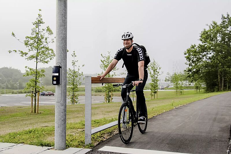 Ampeltrittbrett BORCH, Breite 1800 mm, feuerverzinkt