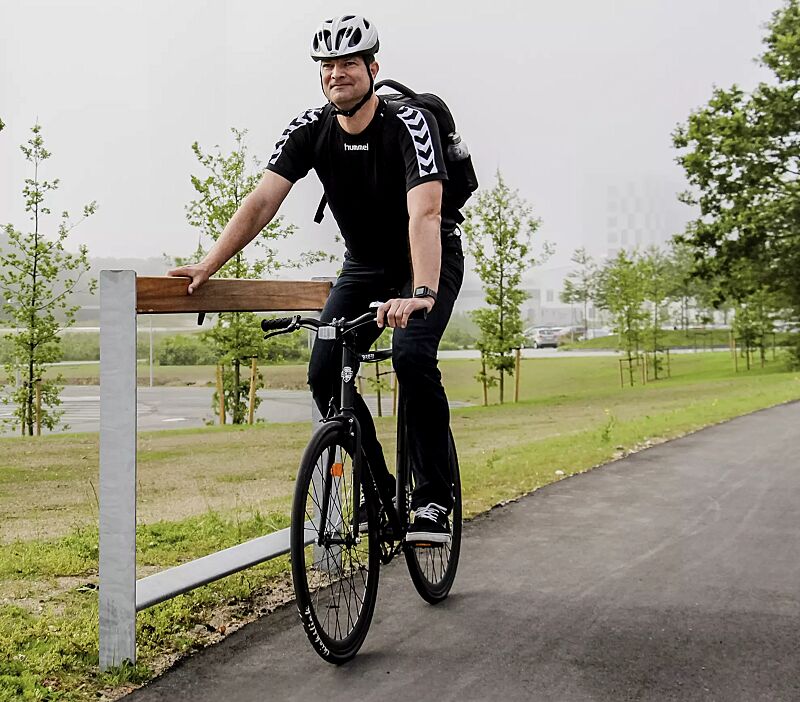 Ampeltrittbrett BORCH, Breite 1800 mm, feuerverzinkt